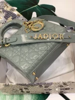 ABCDior Calf Patent Leather Rattan Tote Size: 20 x 16.5 x 8cm - Image 2