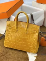 Crocodile Leather Bag Size: 25cm - Image 2