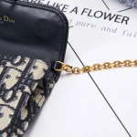 Blue Jacquard Clutch Bag Size: 11.5 x 7.5 x 2 cm Ref: S5654CTZQ_M928 - Image 2