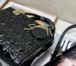 Black lacquer, classic 5 compartments 24cm - Image 2