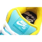 FTC Skateboarding x Nike SB Dunk Low Pro QSLAGOON PULSE Diamond Silver Ice Blue - Image 3