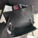 Black Lambskin Gold Buckle - Image 3