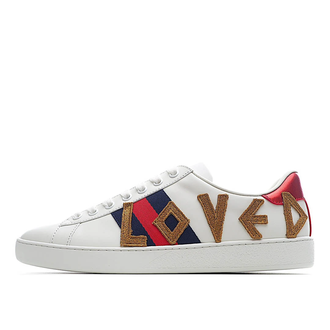 i1f89db491bba6a94fe6005a5314d2815.webp Gucci ACE series small white shoes casual shoes - Image 1
