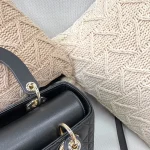 Dior Lady Dior in five-compartment lambskin detail - Image 2