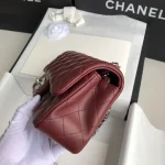 Black Lambskin Gold Buckle - Image 3