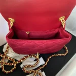AS3450 Handbag with Diamond Chain Size: 20cm - Image 3