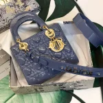 ABCDior Calf Patent Leather Rattan Tote Size: 20 x 16.5 x 8cm