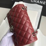 Black Lambskin Gold Buckle - Image 4