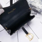 Blue Jacquard Clutch Bag Size: 11.5 x 7.5 x 2 cm Ref: S5654CTZQ_M928 - Image 4