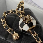 Chane Small Golden Ball One Shoulder Crossbody Model: AS1786 Size: 17cm - Image 4