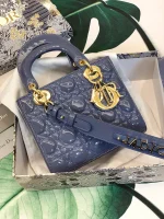 ABCDior Calf Patent Leather Rattan Tote Size: 20 x 16.5 x 8cm - Image 5