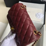 Black Lambskin Gold Buckle - Image 4