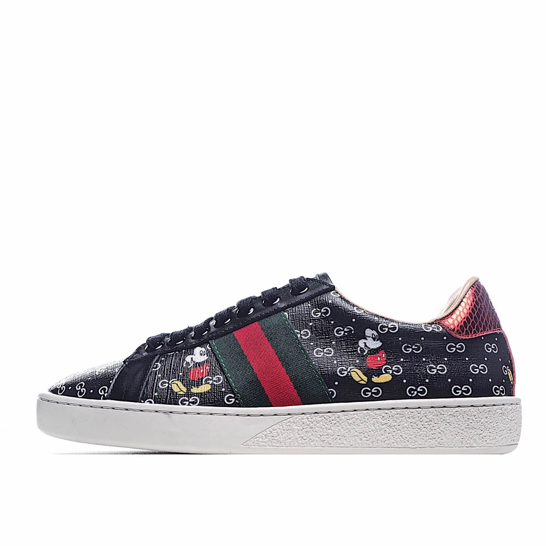 i4f74874f311f2acd05e1b0a303702426.webp Gucci ACE series small white shoes casual shoes - Image 1