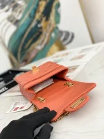 Calfskin Gold Buckle Size: 17 13.5 5.5cm Code: AS1326 02852 - Image 3