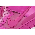 Ambush x Nike Dunk High Black 玫粉 - Image 3
