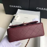 Black Lambskin Gold Buckle - Image 7