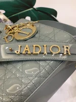 ABCDior Calf Patent Leather Rattan Tote Size: 20 x 16.5 x 8cm - Image 4