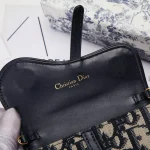 Blue Jacquard Clutch Bag Size: 11.5 x 7.5 x 2 cm Ref: S5654CTZQ_M928 - Image 5