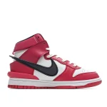 Ambush x Nike Dunk High 白红 - Image 4