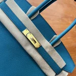 Birkin Size: 30 Cowboy Blue - Image 4