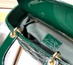 Dark green patent leather, Dior ABC monogram 20cm - Image 2