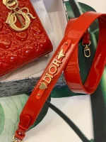 ABCDior Calf Patent Leather Rattan Tote Size: 20 x 16.5 x 8cm - Image 4