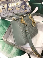 ABCDior Calf Patent Leather Rattan Tote Size: 20 x 16.5 x 8cm - Image 5