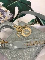 ABCDior Calf Patent Leather Rattan Tote Size: 20 x 16.5 x 8cm - Image 6