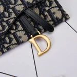 Blue Jacquard Clutch Bag Size: 11.5 x 7.5 x 2 cm Ref: S5654CTZQ_M928 - Image 6