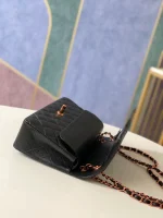 Chane Rose Gold Black Leather Size: 17cm Code: 115 - Image 7