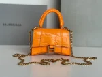 Balenciaga hourglass bag orange model: 169 size: 12104.5cm