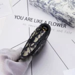 Blue Jacquard Clutch Bag Size: 11.5 x 7.5 x 2 cm Ref: S5654CTZQ_M928 - Image 7