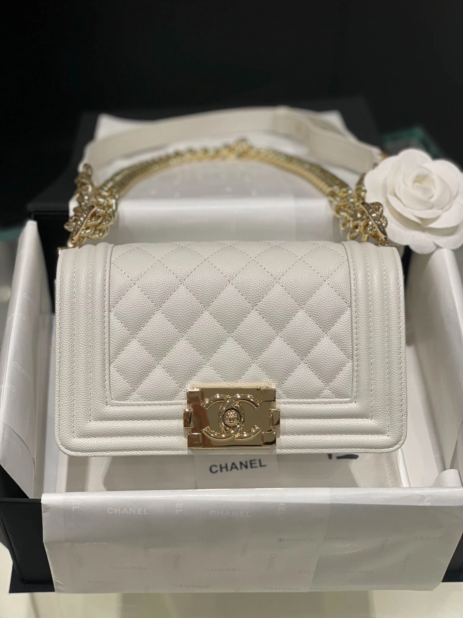 i94726c61322e280c19abf72e4d9b68f9.webp All steel light gold buckle Size: 20Cm - Image 1