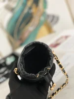 Chane Bucket Bag Size: 10 9 9cm Code: 82330 - Image 7