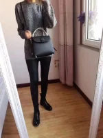 Calf leather bag Size:W25.5*H29*D10cm Code:400123 - Image 4