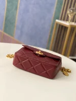 Chane Flap Bag Size: 20 6.5 14.5cm Code: AS2693 - Image 7
