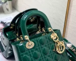 Dark green patent leather, Dior ABC monogram 20cm - Image 4