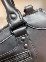 Biker bag Black Size: 33cm - Image 8