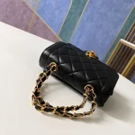 Chane One Shoulder Back Sheepskin with Plaid Size: 17 6 ​​12cm Code: 2309 Black Bull 02861 - Image 7