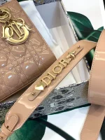 ABCDior Calf Patent Leather Rattan Tote Size: 20 x 16.5 x 8cm - Image 7