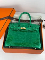Birkin Ro Emerald Green Size: 30cm - Image 6