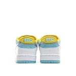 FTC Skateboarding x Nike SB Dunk Low Pro QSLAGOON PULSE Diamond Silver Ice Blue - Image 9