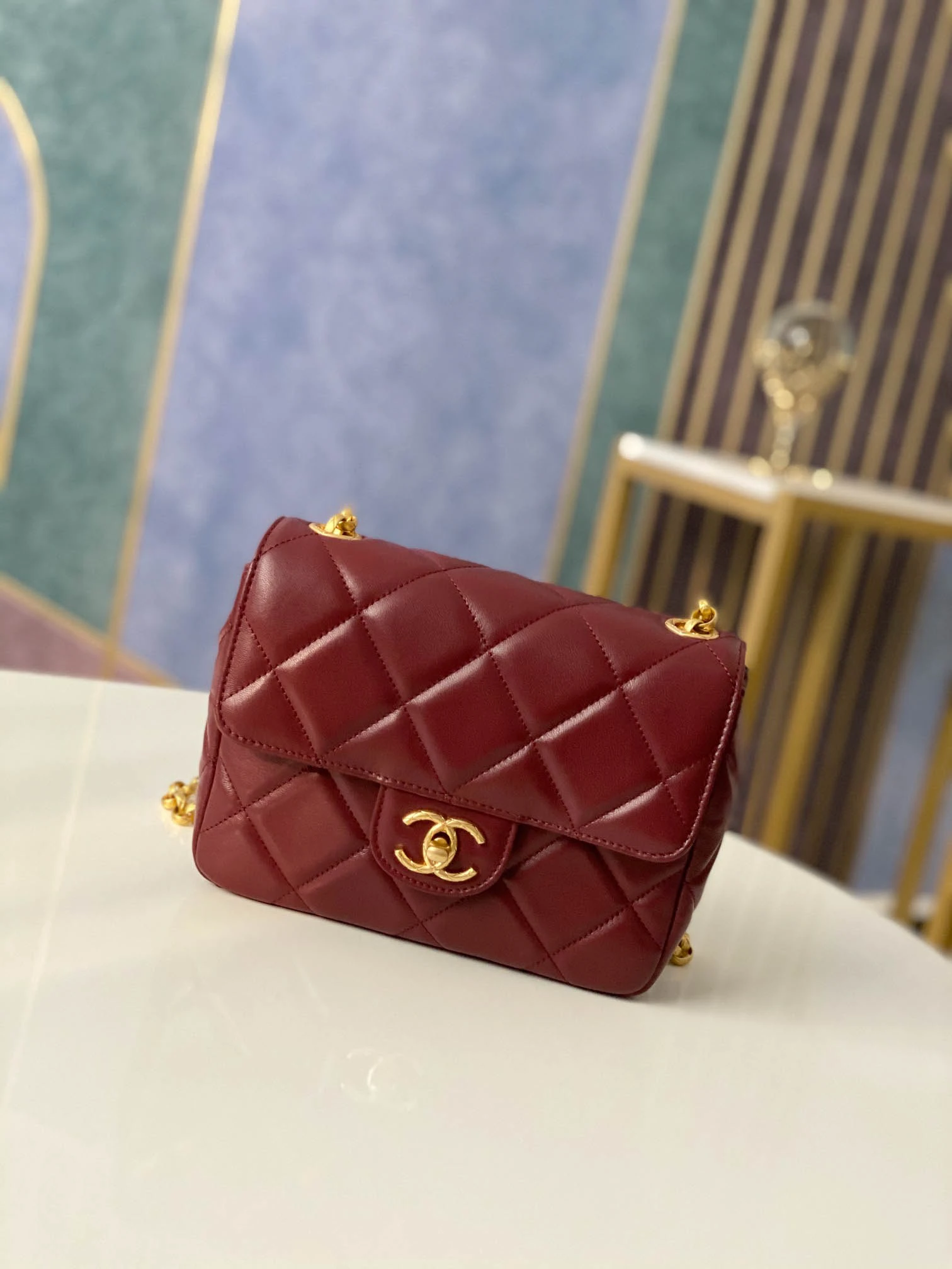 ic08d2db8585a4ef5dd96cad641581097.webp Chane Flap Bag Size: 20 6.5 14.5cm Code: AS2693 - Image 1