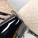 Dior Lady Dior five-compartment patent leather detail - Image 7