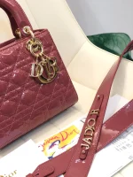 ABCDior Calf Lacquered Rattan Tote Size 20 x 16.5 x 8cm - Image 7