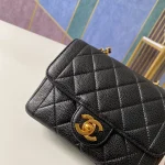 Chane One Shoulder Back Sheepskin with Plaid Size: 17 6 ​​12cm Code: 2309 Black Bull 02861 - Image 9