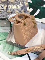 ABCDior Calf Patent Leather Rattan Tote Size: 20 x 16.5 x 8cm - Image 9