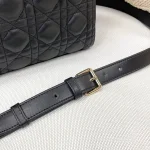Dior Lady Dior in five-compartment lambskin detail - Image 8