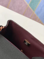 Chane Rose Gold Black Leather Size: 17cm Code: 115 - Image 8