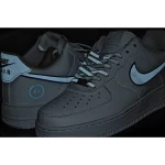 Fragment Design x Nike Air Force 1 Low White and Blue Low Top 3M Reflective - Image 8